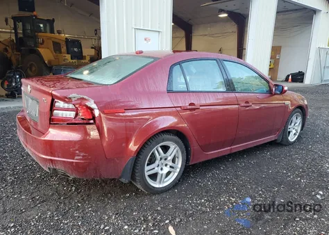 2008 Acura Tl z USA, uszkodzony, nr VIN 19UUA66278A004872